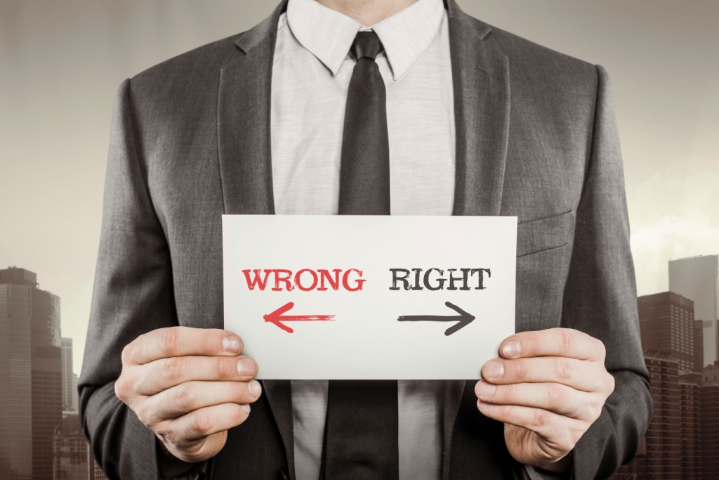 giusto-sbagliato